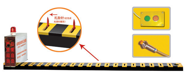 昆明V3嵌入式闯岗自动扎胎器/阻车器